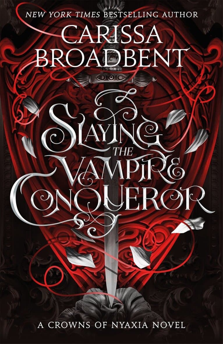 Omslag till boken Slaying the Vampire Conqueror av Carissa Broadbent