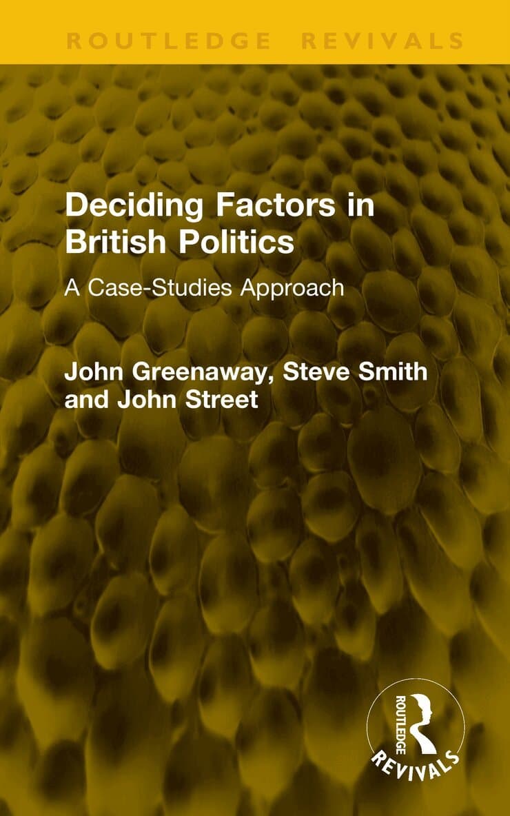 Deciding Factors in British Politics