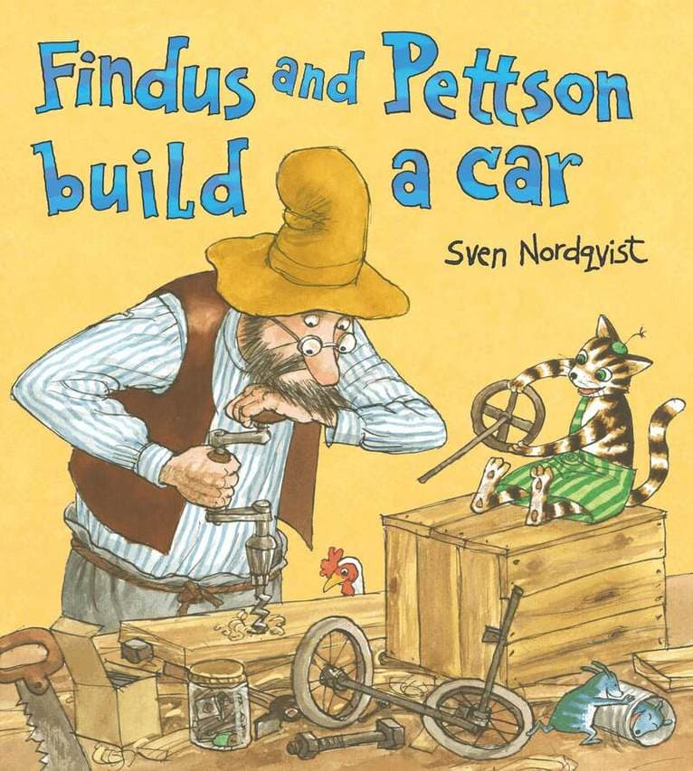 Findus and Pettson build a Car