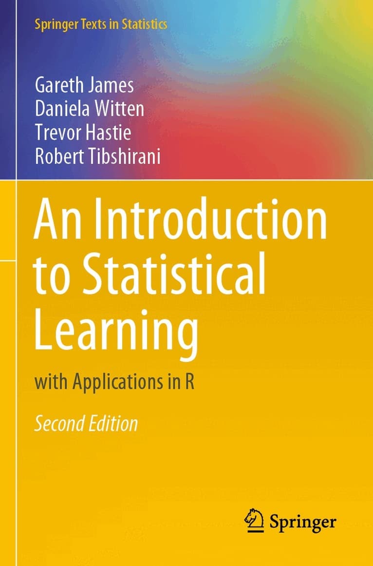 Introduction to Statistical Learning