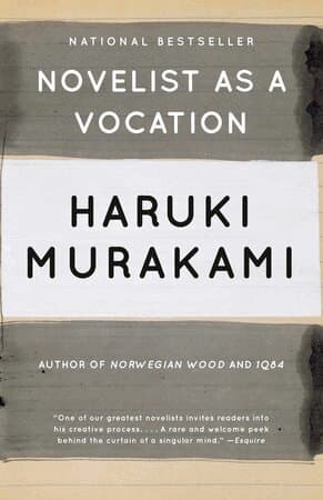 Omslag till boken Novelist as a Vocation av Haruki Murakami