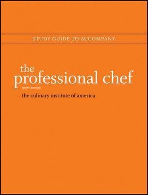 Professional Chef, 9e Study Guide