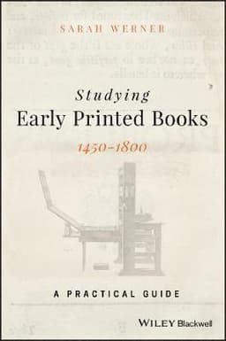 Studying Early Printed Books, 1450-1800