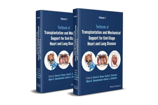 Omslag till boken Textbook of Transplantation and Mechanical Support for End-Stage Heart and Lung Disease, 2 Volume Set av Yaron D. Barac