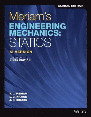 Meriam's Engineering Mechanics