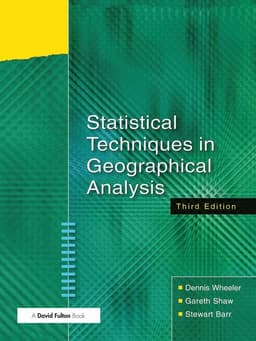 Statistical Techniques in Geographical Analysis