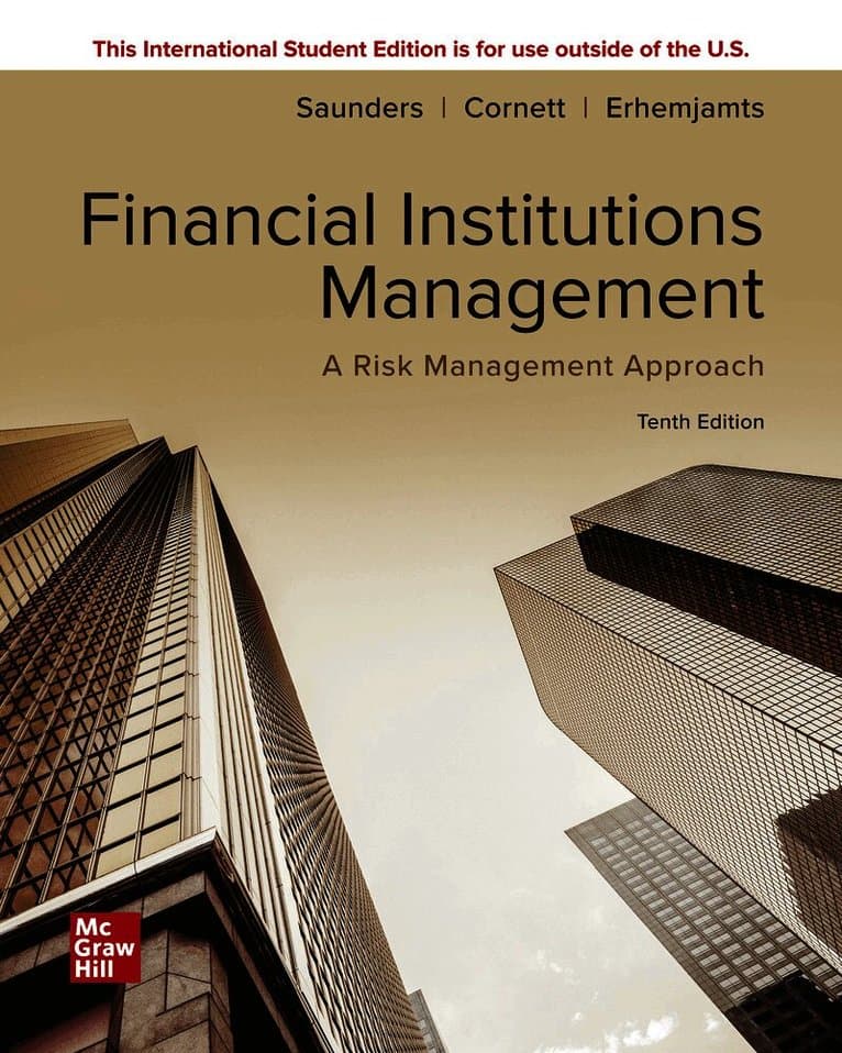 ISE Financial Institutions Management: A Risk Management Approach