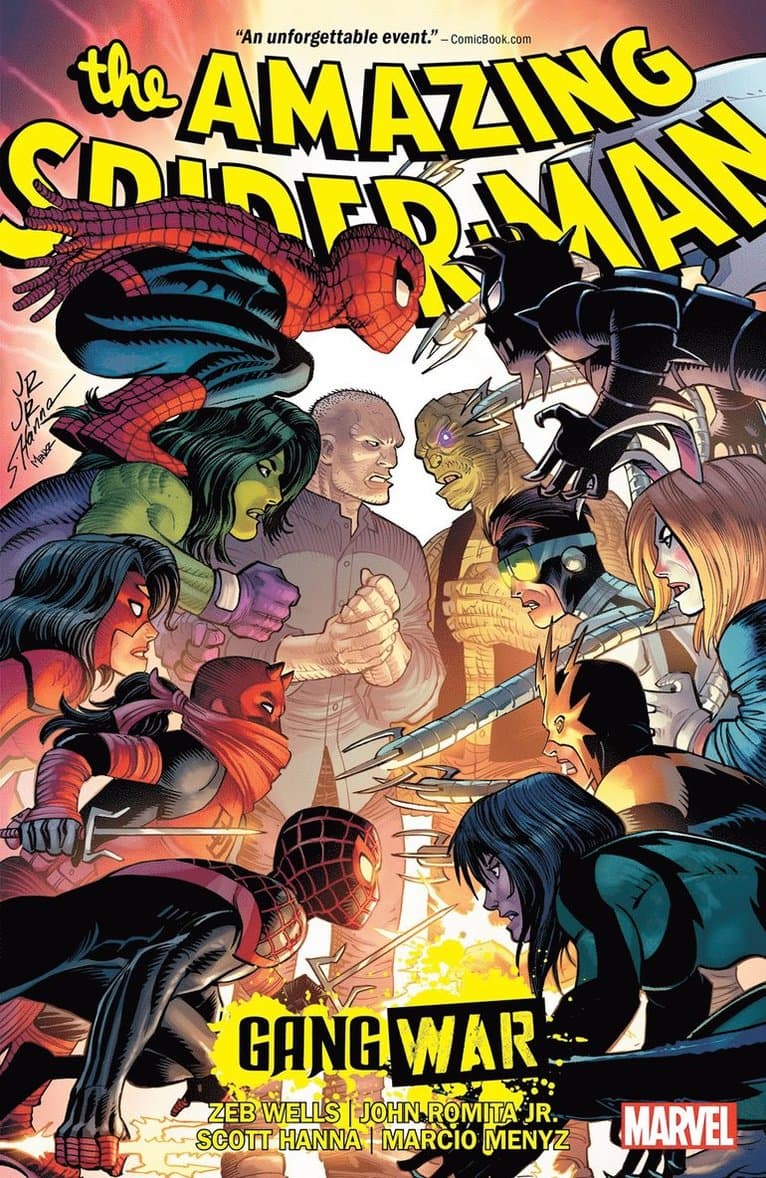 Omslag till boken Amazing Spider-Man by Zeb Wells Vol. 9: Gang War av Zeb Wells