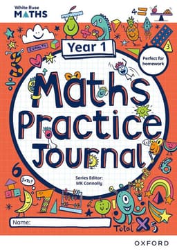 White Rose Maths Practice Journals Year 1 Workbook: Single Copy