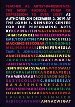 Teacher As Artist-in-Residence