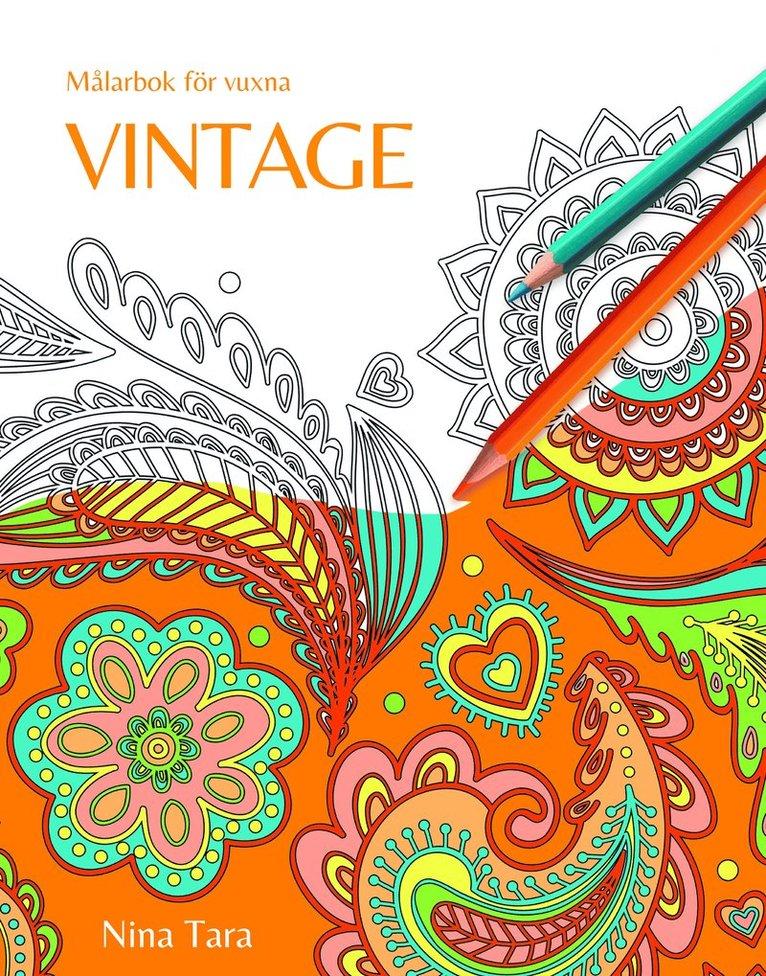 Vintage : målarbok för vuxna