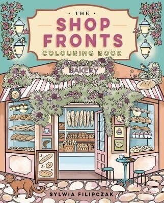 Shop Fronts Colouring Book