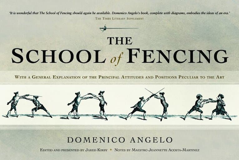 Omslag till boken School of Fencing av Domenico Angelo