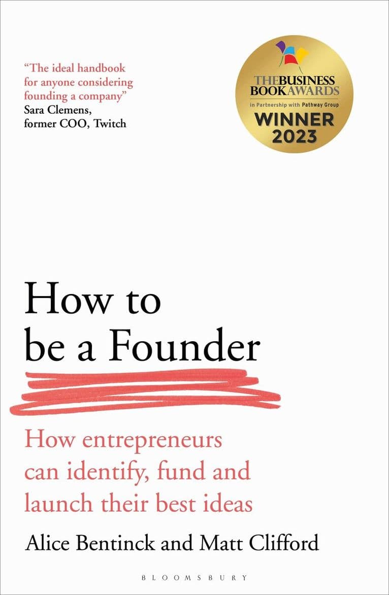 How to Be a Founder