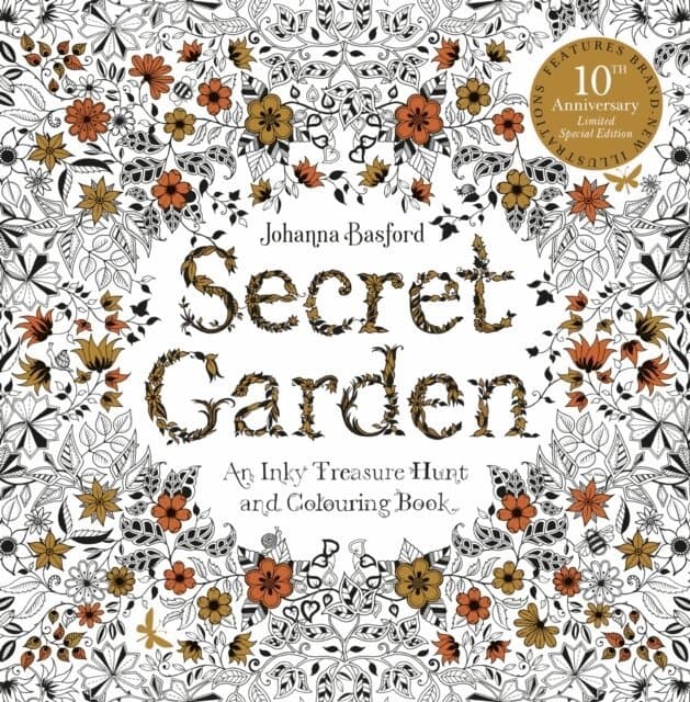 Omslag till boken Secret Garden av Johanna Basford