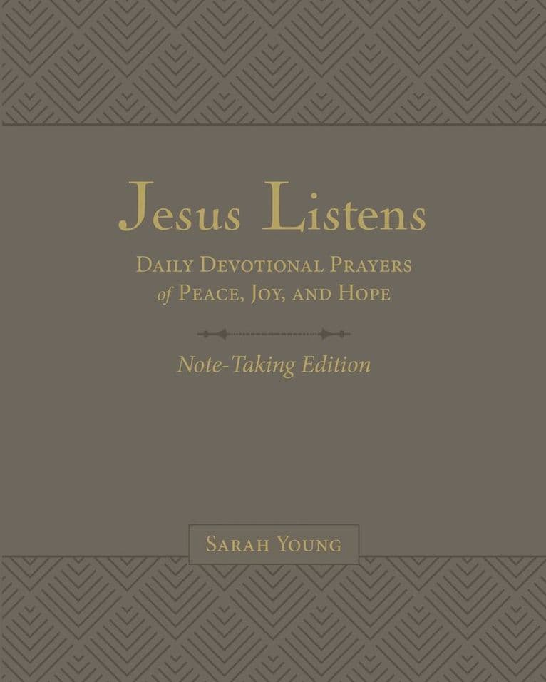 Jesus Listens Note-Taking Edition, Leathersoft, Gray, with Full Scriptures