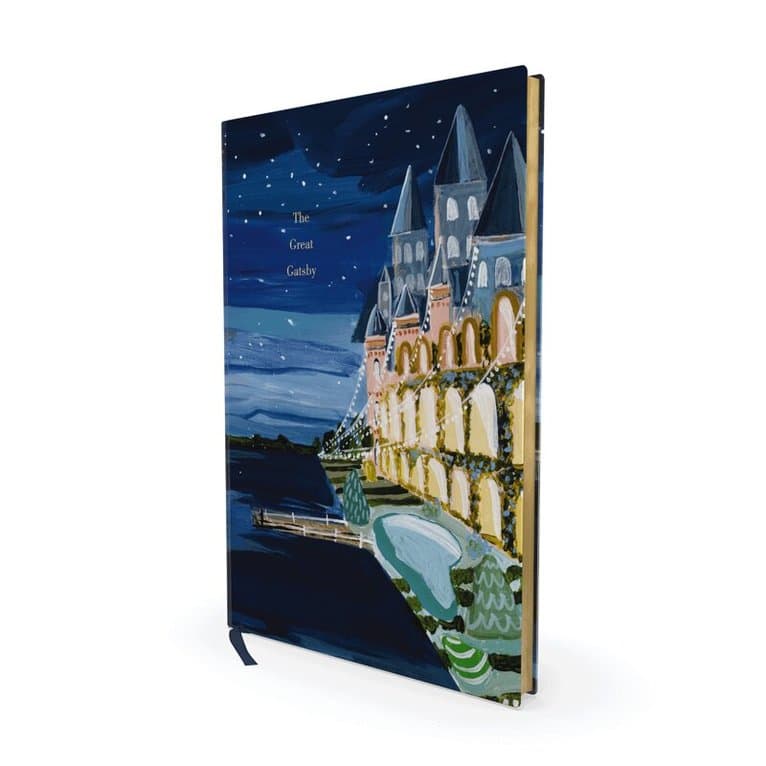 Omslag till boken The Great Gatsby: Deluxe Painted Edition av F. Scott Fitzgerald