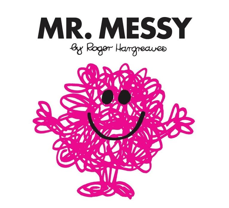 Omslag till boken Mr. Messy av Roger Hargreaves