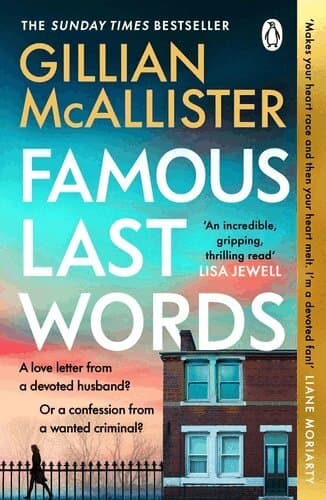 Omslag till boken Famous Last Words av Gillian McAllister