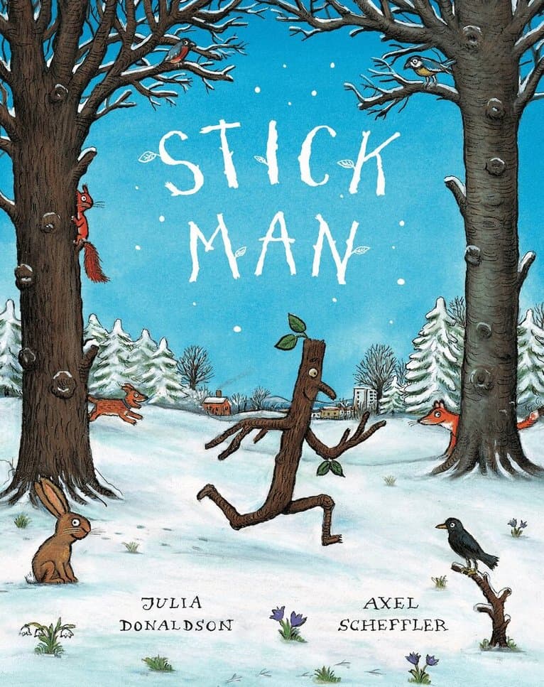 Omslag till boken Stick Man av Julia Donaldson