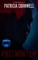 Omslag till boken Postmortem av Patricia Cornwell