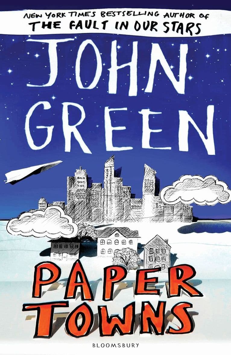 Omslag till boken Paper Towns av John Green