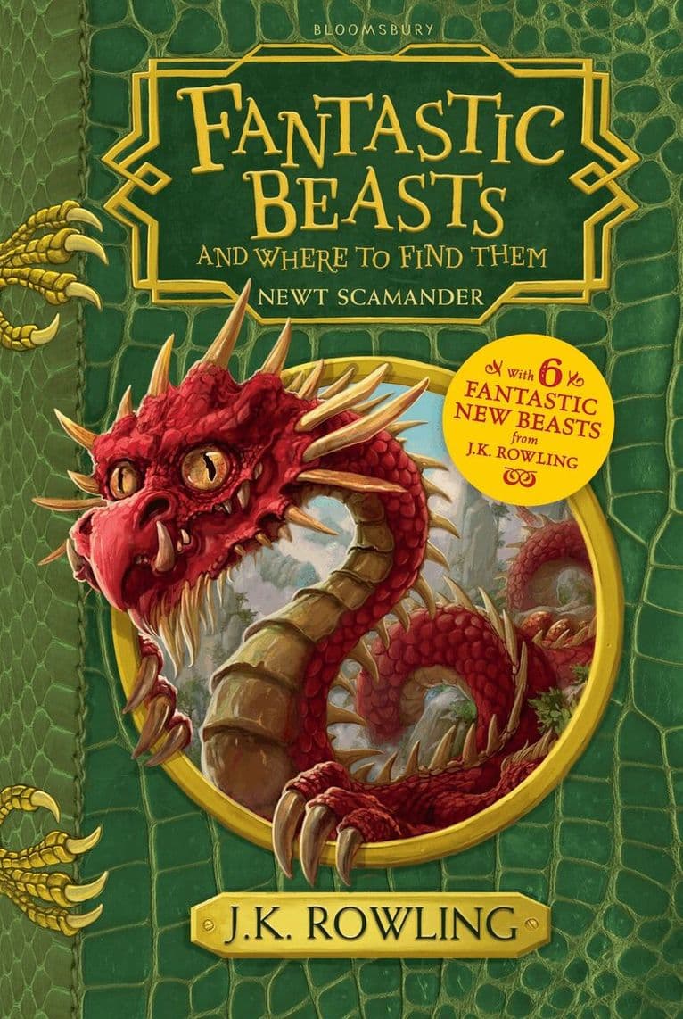 Omslag till boken Fantastic Beasts and Where to Find Them av J.K. Rowling