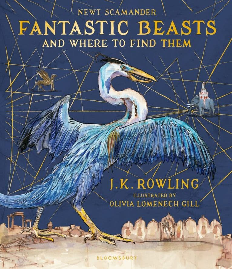 Omslag till boken Fantastic Beasts and Where to Find Them av J.K. Rowling