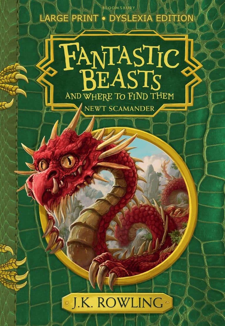Omslag till boken Fantastic Beasts and Where to Find Them av J.K. Rowling