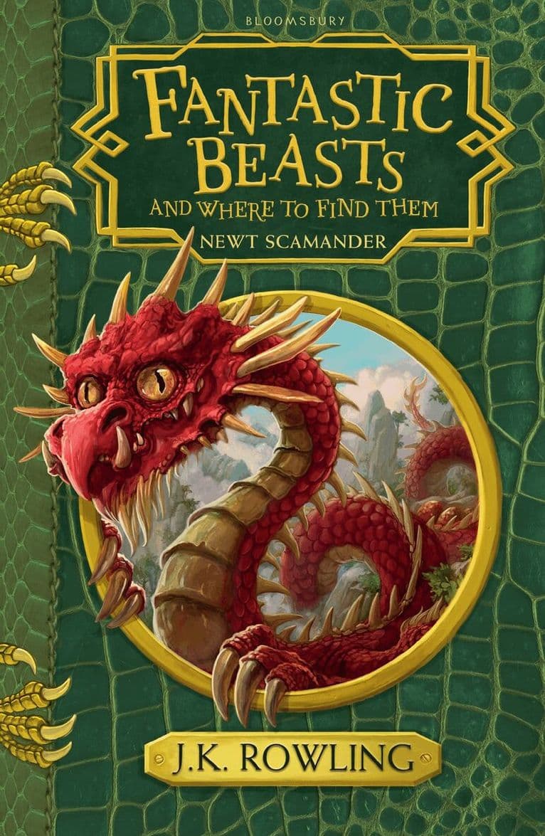 Omslag till boken Fantastic Beasts and Where to Find Them av J.K. Rowling