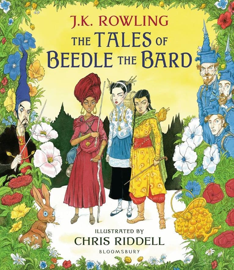 Omslag till boken Tales of Beedle the Bard - Illustrated Edition av J.K. Rowling