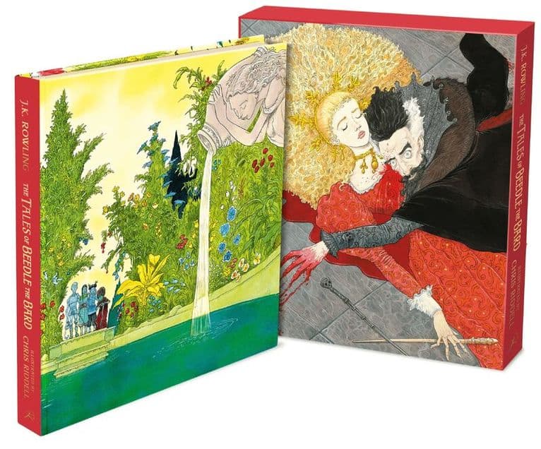 Omslag till boken Tales of Beedle the Bard - Illustrated Edition av J.K. Rowling