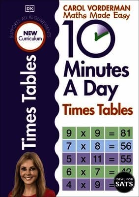 10 Minutes A Day Times Tables, Ages 9-11 (Key Stage 2)