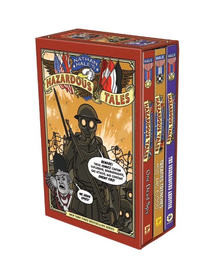 Omslag till boken Nathan Hale's Hazardous Tales av Nathan Hale