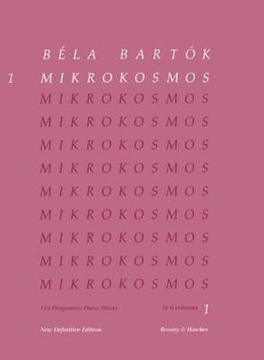 Mikrokosmos Volume 1 (Pink): Piano Solo - Piano Lessons Classic - Pink Piano Book with Music Theory and Exercises - Piano Sheet Music Book in English,