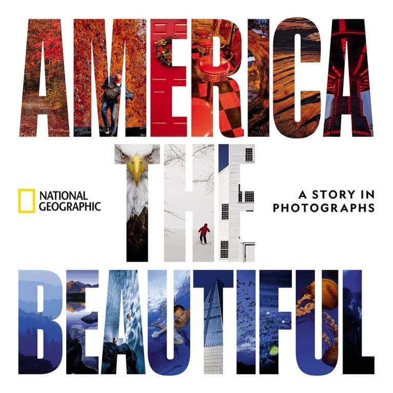Omslag till boken America the Beautiful av National Geographic