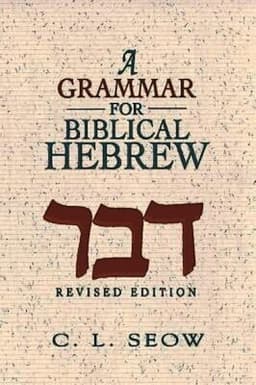 Grammar For Biblical Hebrew, A