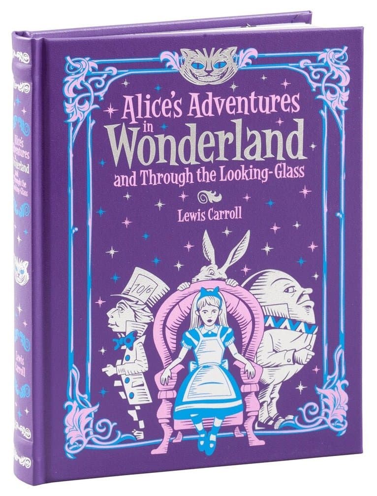Omslag till boken Alice's Adventures in Wonderland and Through the Looking Glass av Lewis Carroll
