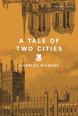 Omslag till boken Tale of Two Cities av Charles Dickens