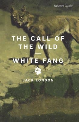 Omslag till boken Call of the Wild and White Fang av Jack London