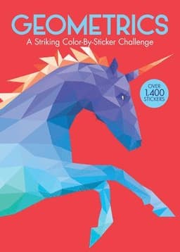 Geometrics: A Striking Color-By-Sticker Challenge