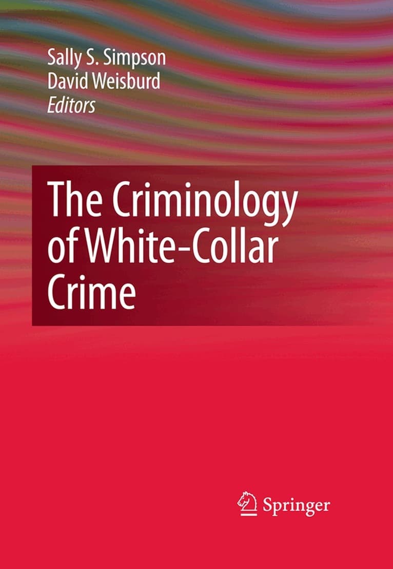 Criminology of White-Collar Crime