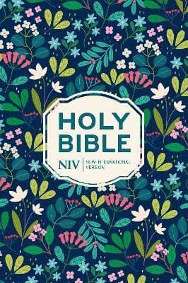 NIV Pocket Floral Hardback Bible
