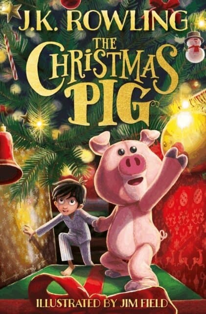 Omslag till boken Christmas Pig av J.K. Rowling