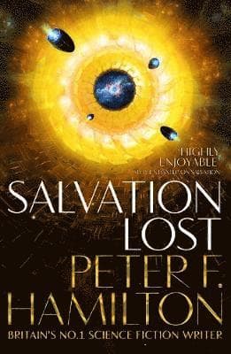 Omslag till boken Salvation Lost av Peter F. Hamilton