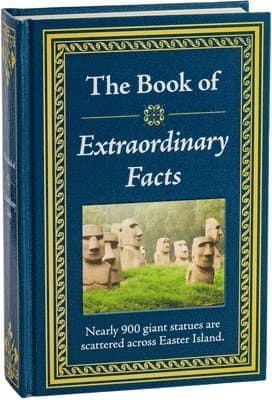 The Book of Extraordinary Facts: Big Book of Pop Culture, History, Crime & Weird Trivia Hardcover Gift for Trivia Buffs, Curious Minds, Adults, Dad &