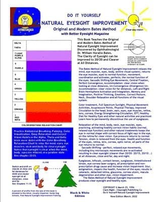 Do It Yourself - Natural Eyesight Improvement - Original and Modern Bates Method