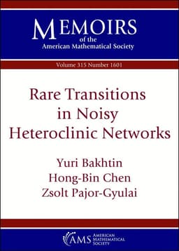 Rare Transitions in Noisy Heteroclinic Networks