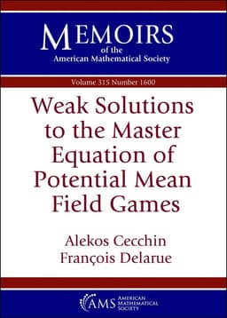 Weak Solutions to the Master Equation of Potential Mean Field Games