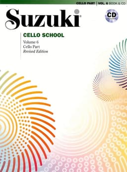 Suzuki Cello School, Vol 6: Cello Part, Book & CD